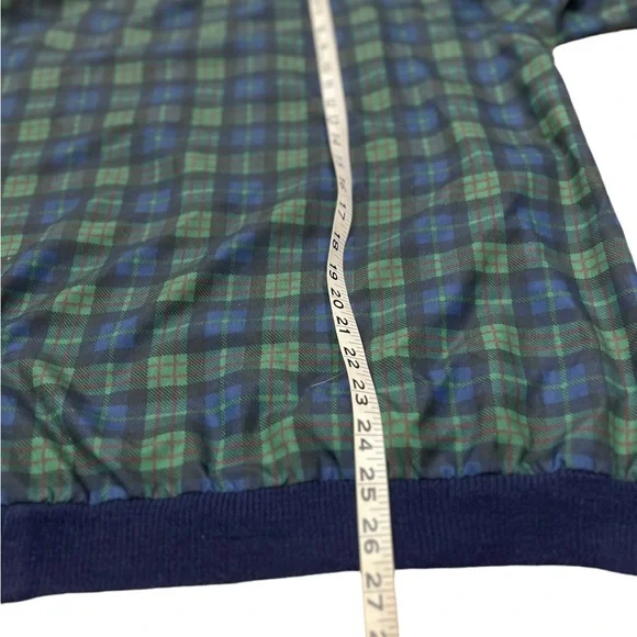 Sunderland Scotland Men Large Plaid Pullover Golf Windbreaker Jacket - Picture 2 of 10